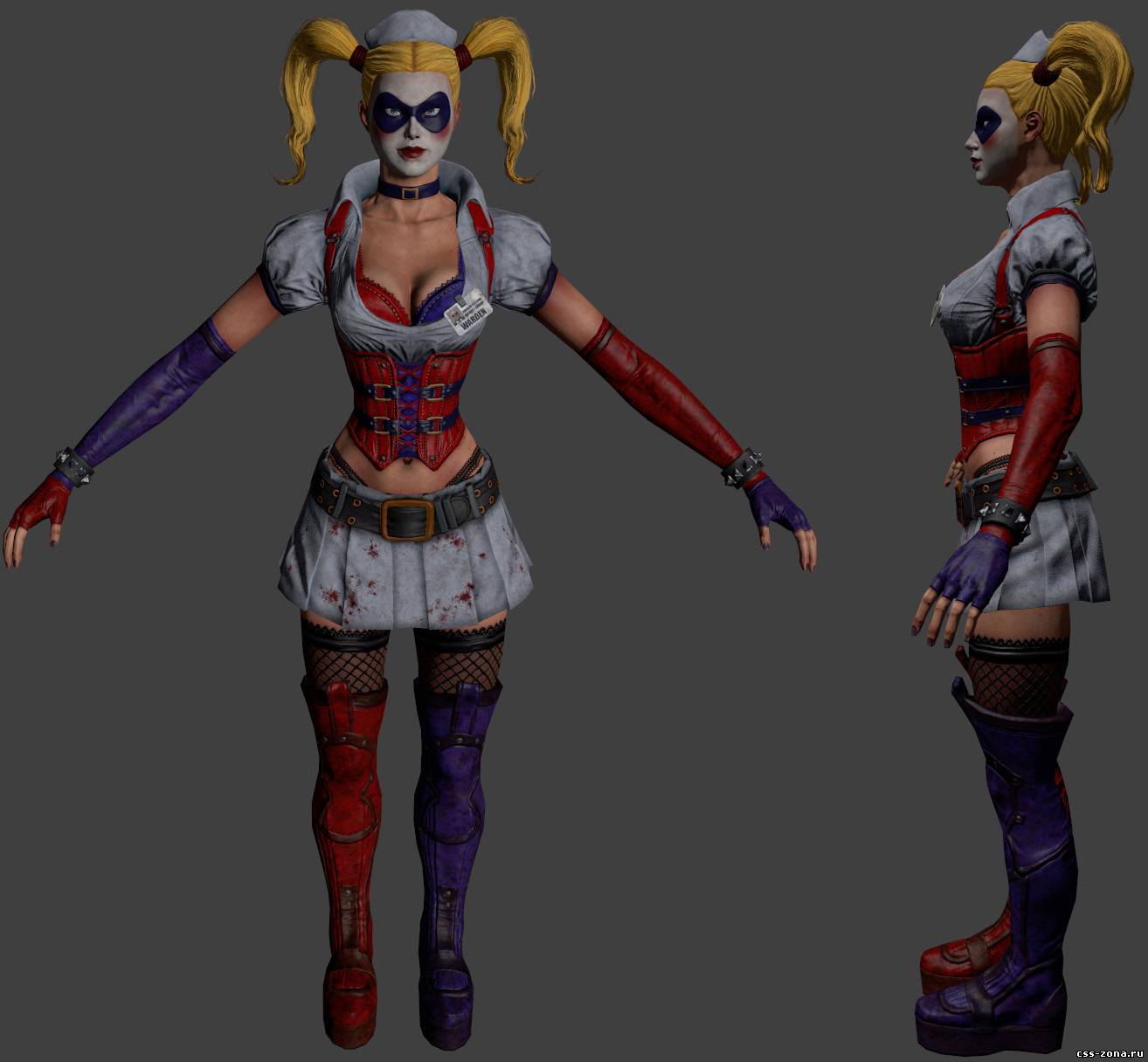 Женские скины. Скин Харли Квинн. Harley Quinn модель для КС 1.6. Модель Харли Квин для КС 1.6. Скин возрожденная Харли Квинн.